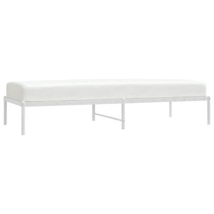 Estrutura de cama 80x200 cm metal branco