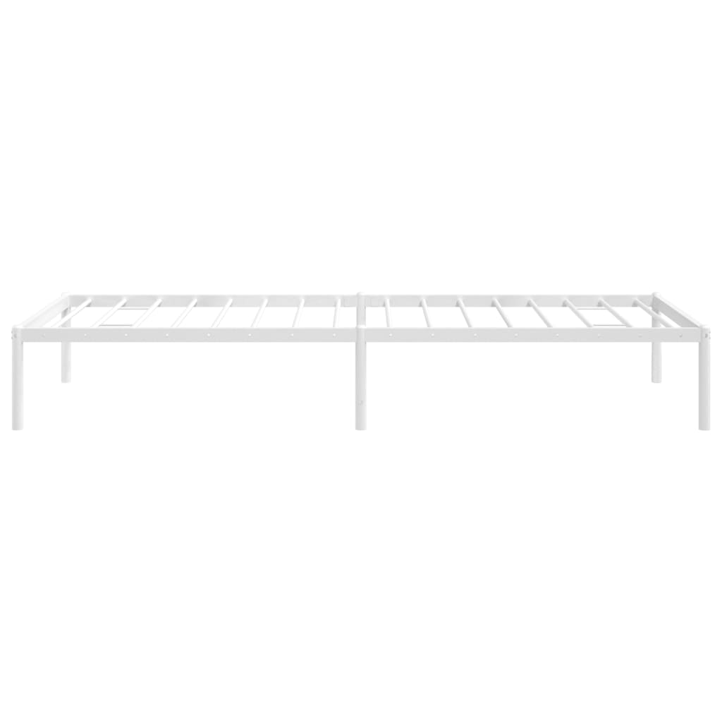 Estrutura de cama 80x200 cm metal branco