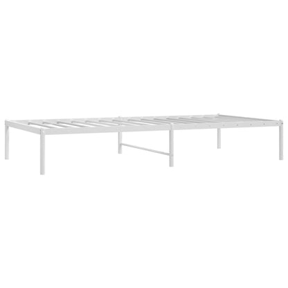 Estrutura de cama metal 90x190 cm branco