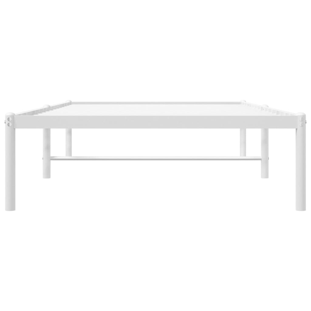 Estrutura de cama metal 90x190 cm branco