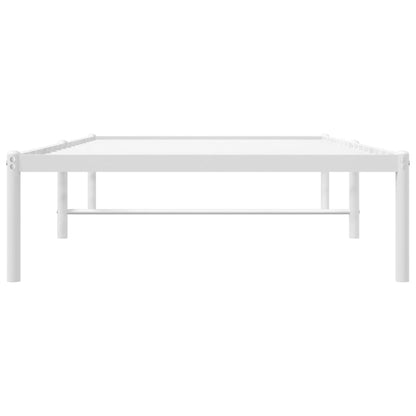 Estrutura de cama metal 90x190 cm branco