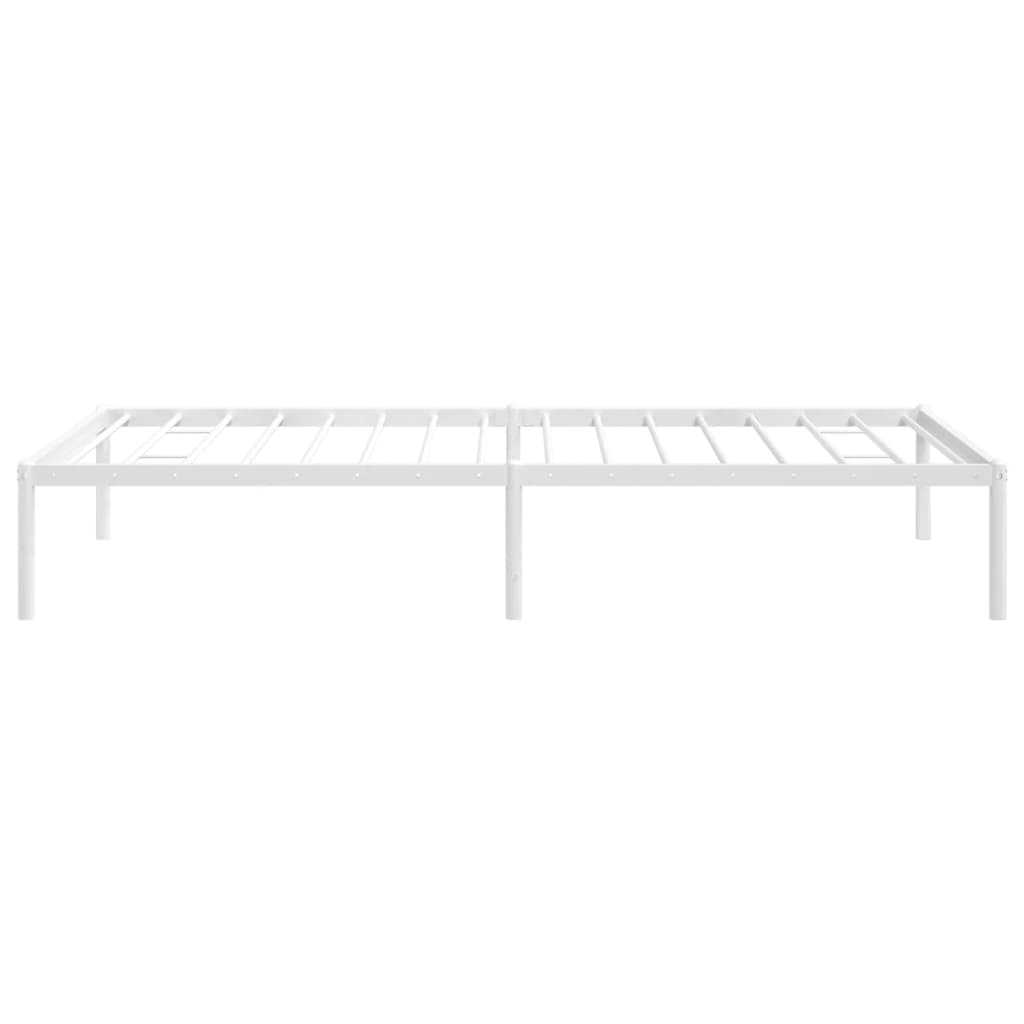 Estrutura de cama metal 90x190 cm branco