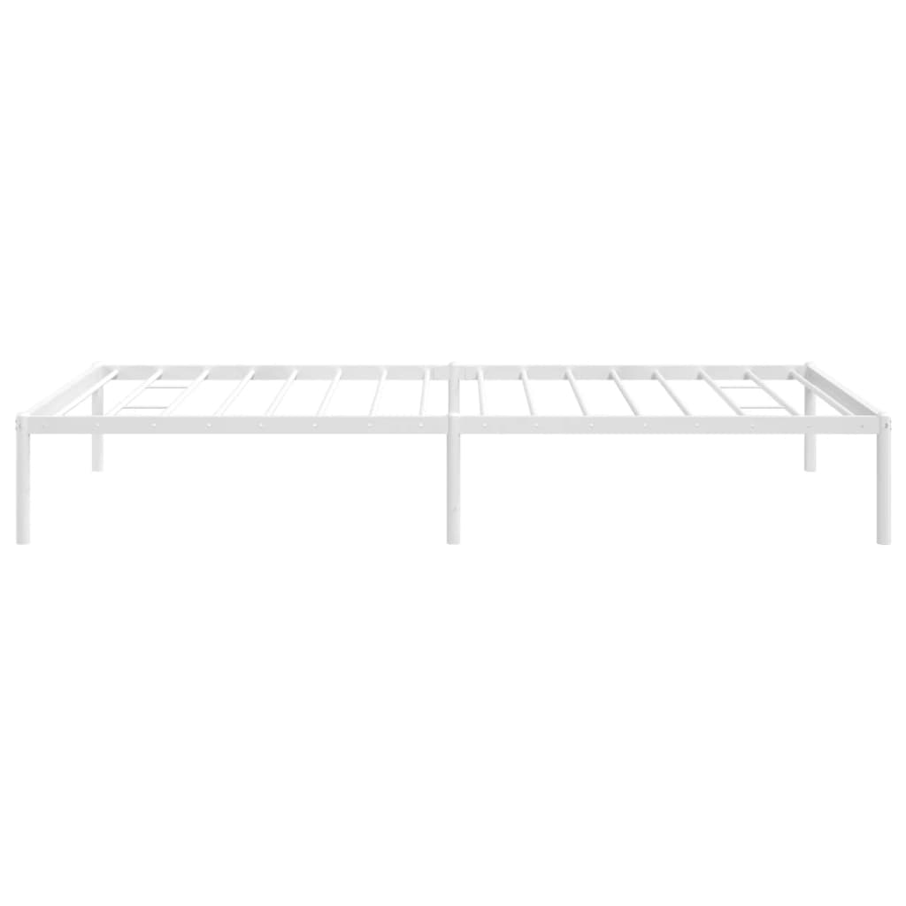 Estrutura de cama 100x200 cm metal branco