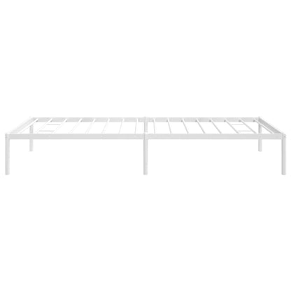 Estrutura de cama 100x200 cm metal branco