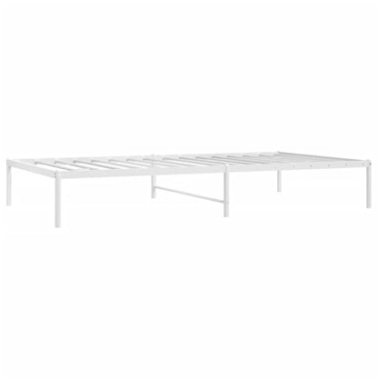 Estrutura de cama 107x203 cm metal branco