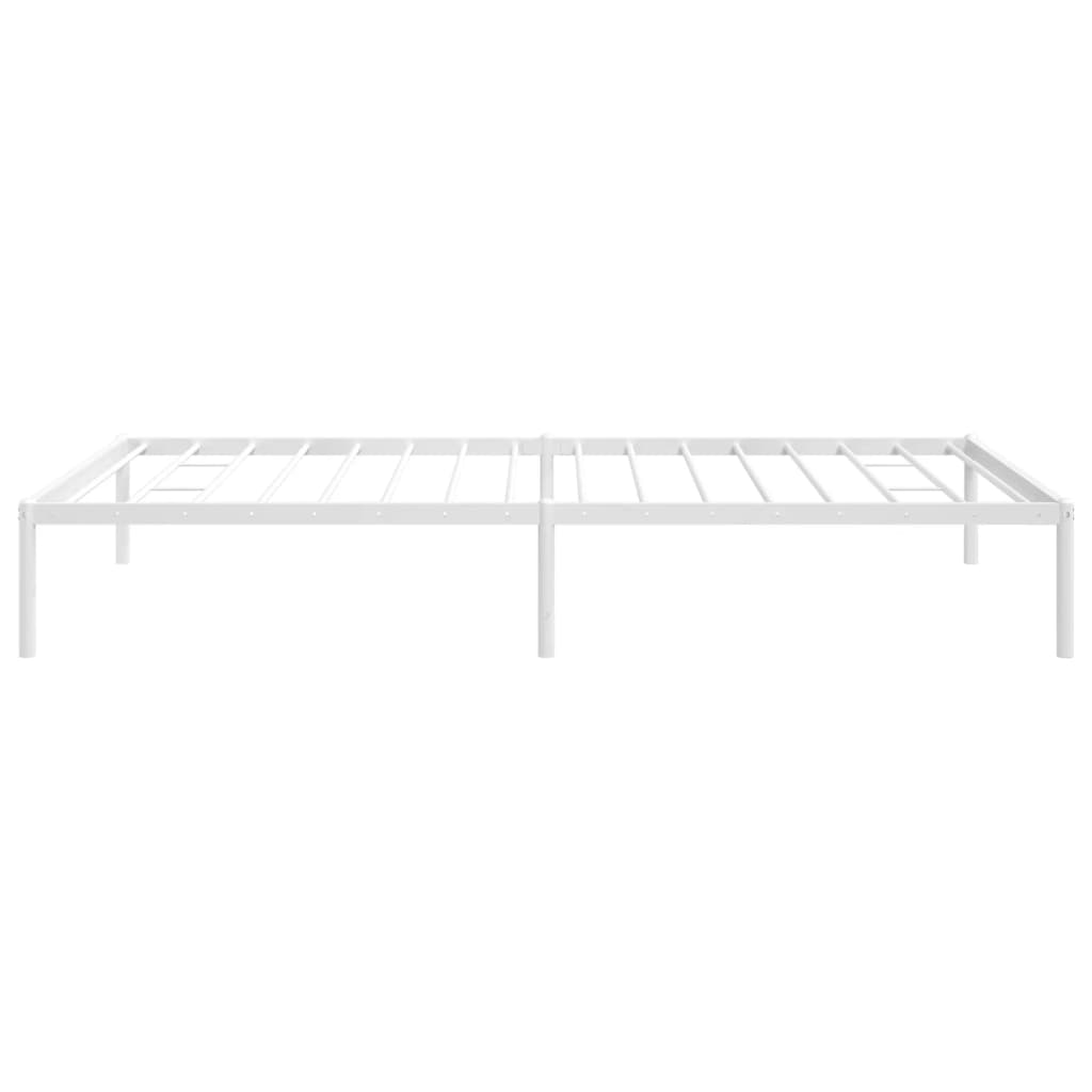 Estrutura de cama 107x203 cm metal branco