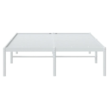 Estrutura de cama de metal 120x190 cm branco