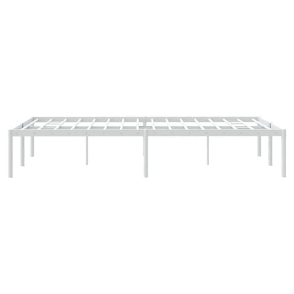 Estrutura de cama de metal 120x190 cm branco