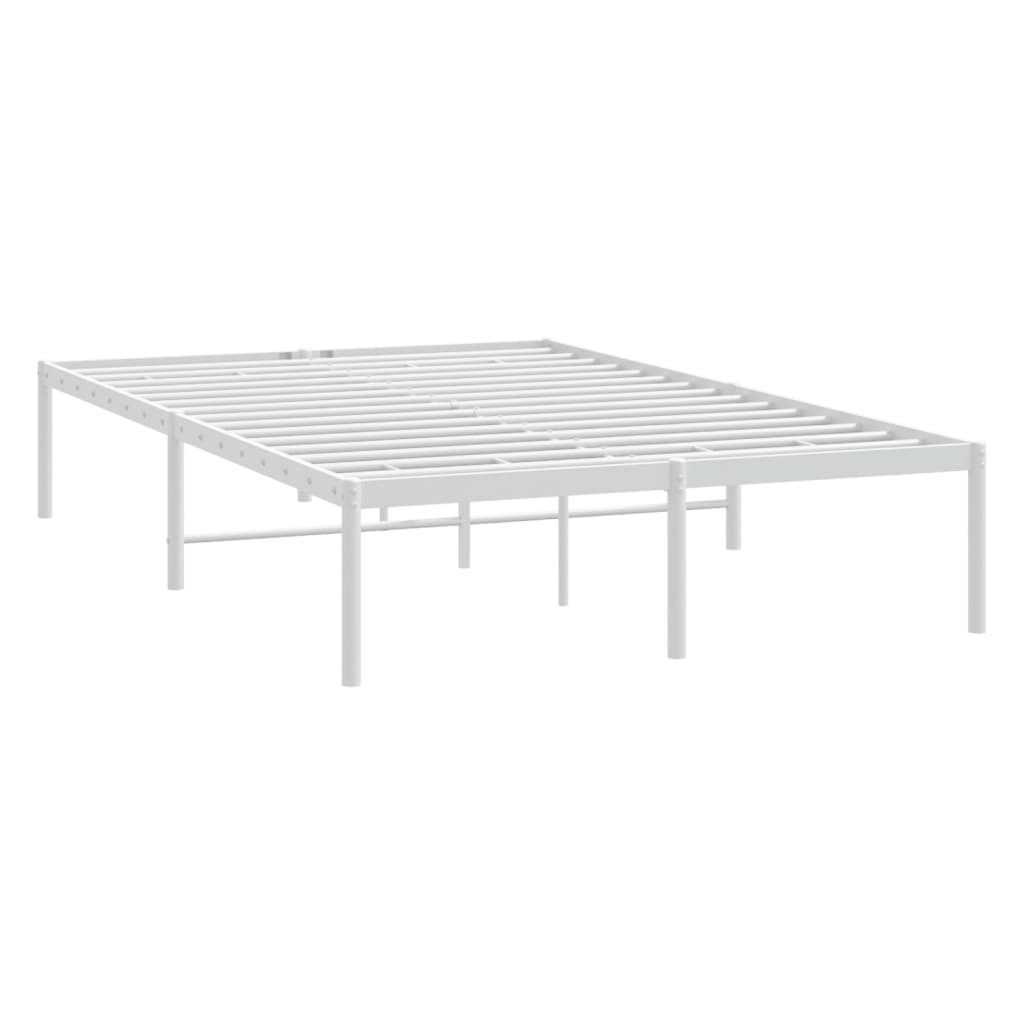 Estrutura de cama 120x200 cm metal branco