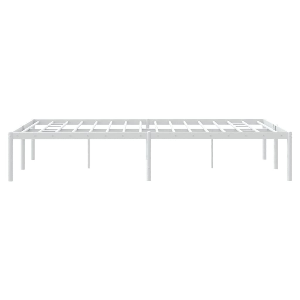 Estrutura de cama 120x200 cm metal branco