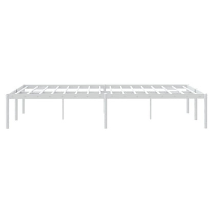 Estrutura de cama 120x200 cm metal branco