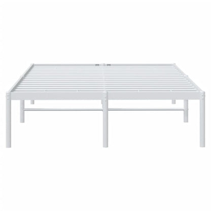 Estrutura de cama 135x190 cm metal branco