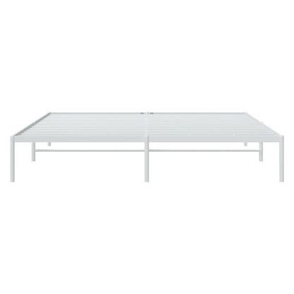 Estrutura de cama 180x200 cm metal branco