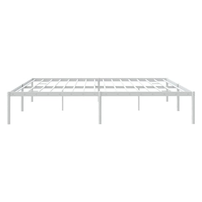 Estrutura de cama 180x200 cm metal branco