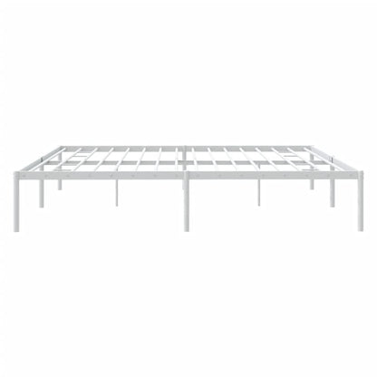 Estrutura de cama 183x213 cm metal branco