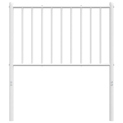 Cabeceira de cama 75 cm metal branco