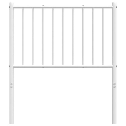 Cabeceira de cama 80 cm metal branco