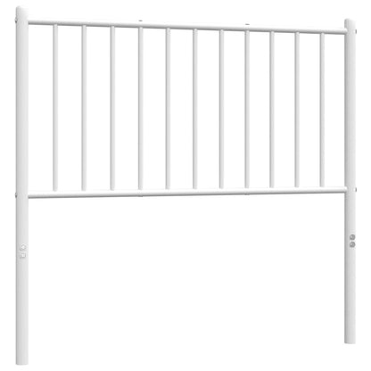 Cabeceira de cama 90 cm metal branco