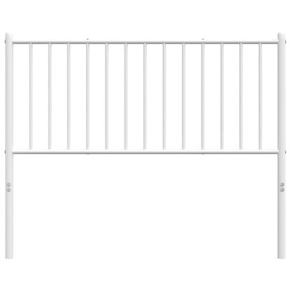 Cabeceira de cama 107 cm metal branco