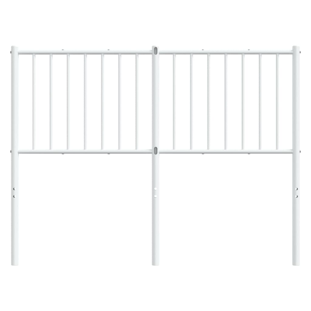 Cabeceira de cama 120 cm metal branco