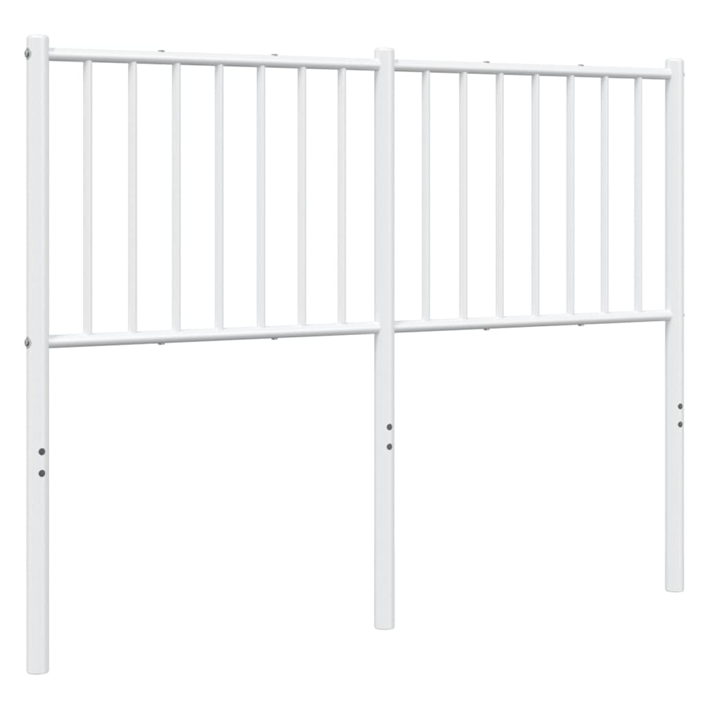 Cabeceira de cama 120 cm metal branco