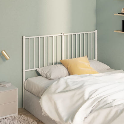 Cabeceira de cama 120 cm metal branco