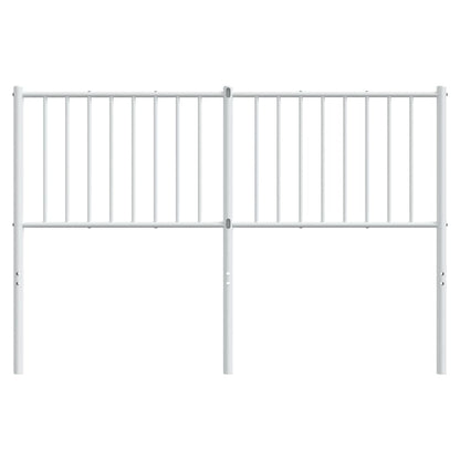 Cabeceira de cama 135 cm metal branco