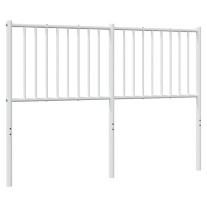 Cabeceira de cama 135 cm metal branco