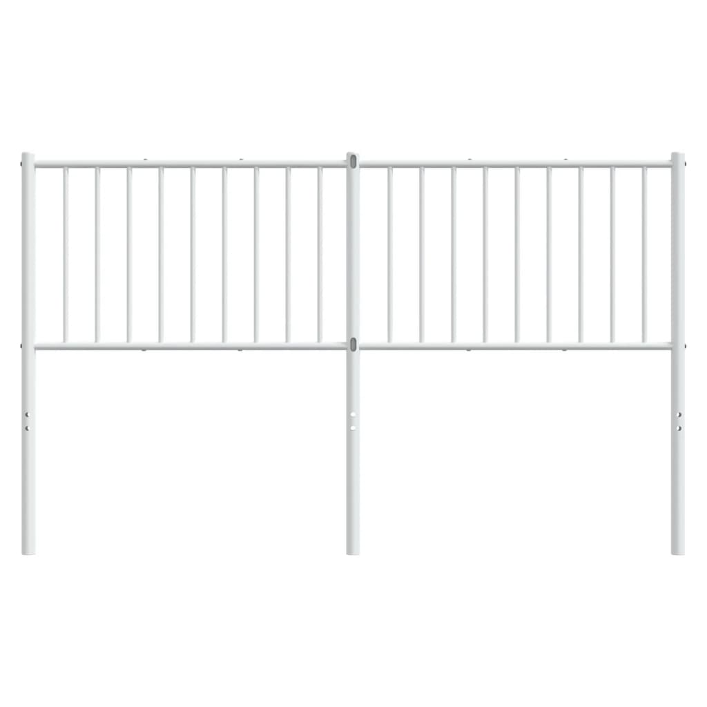 Cabeceira de cama 150 cm metal branco