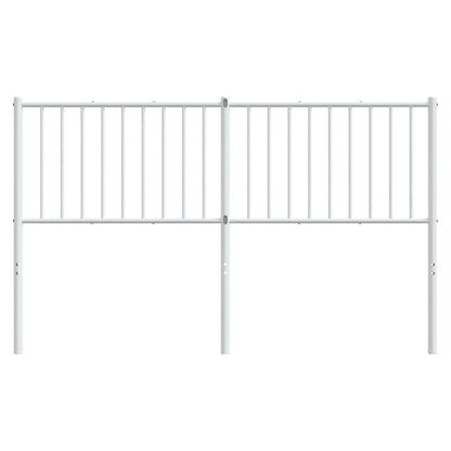 Cabeceira de cama 150 cm metal branco