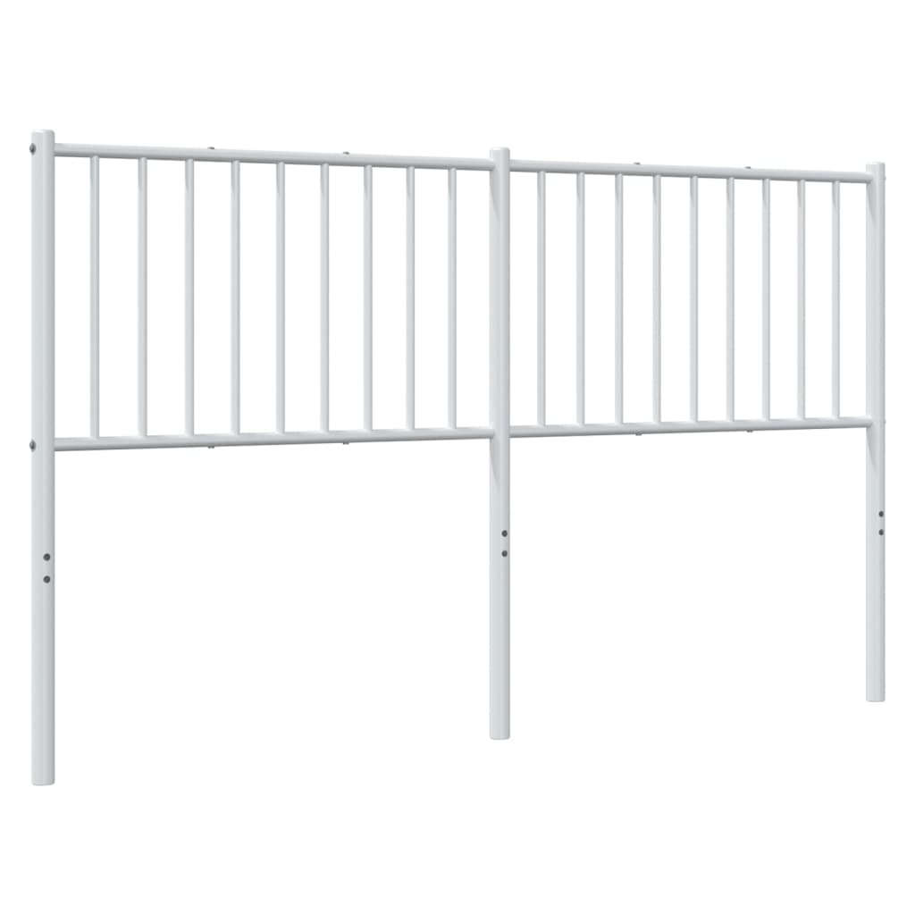 Cabeceira de cama 150 cm metal branco