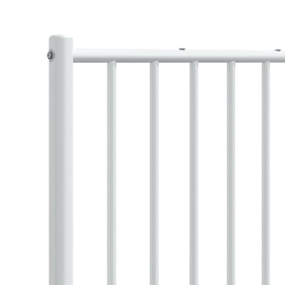 Cabeceira de cama 150 cm metal branco