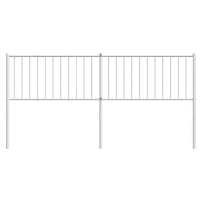 Cabeceira de cama 180 cm metal branco