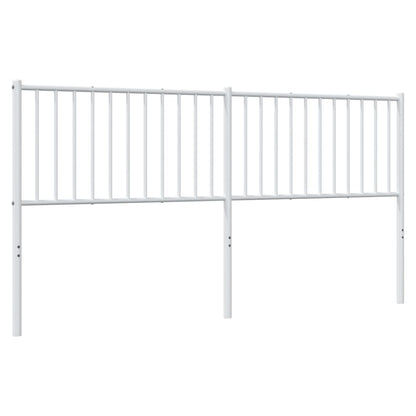 Cabeceira de cama 180 cm metal branco