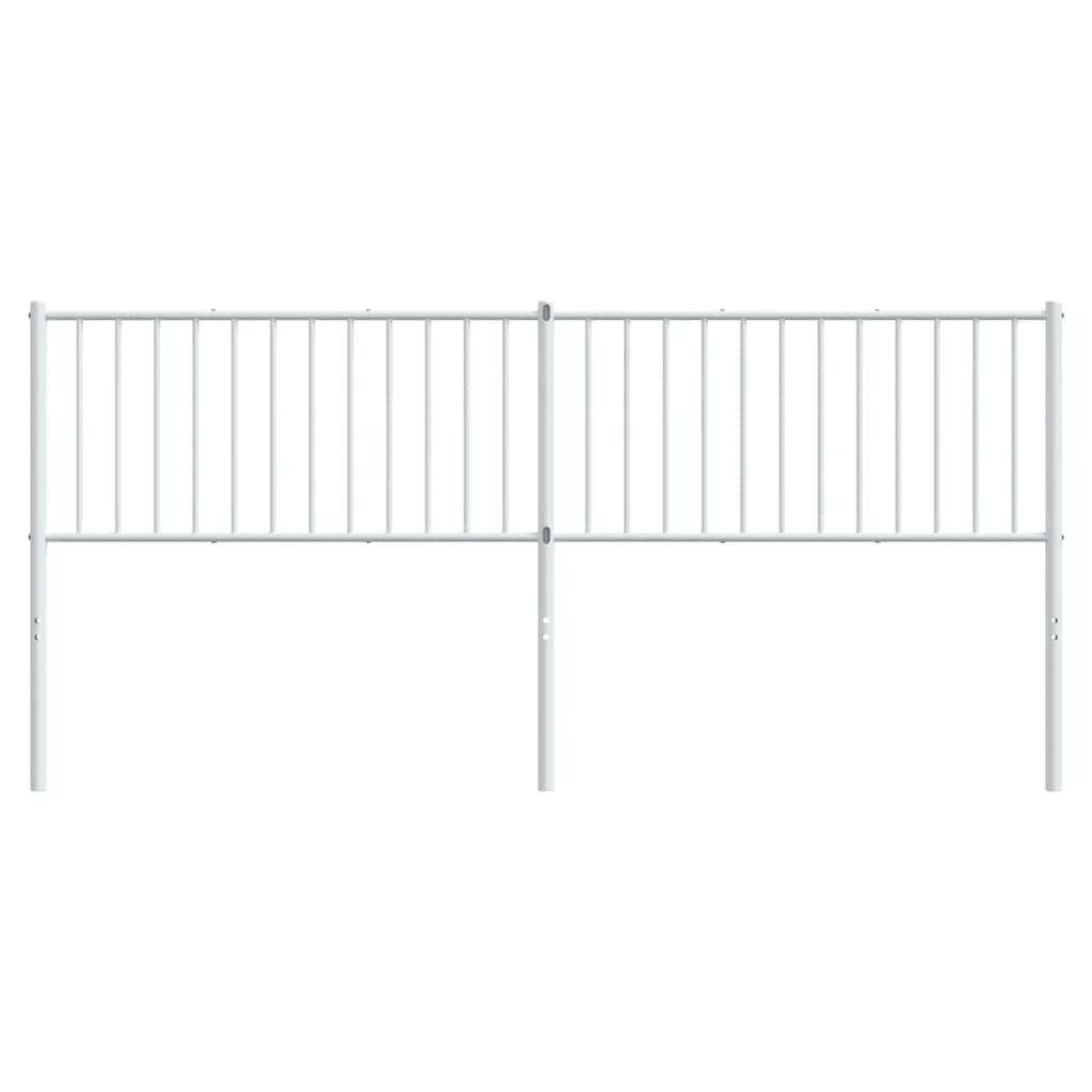 Cabeceira de cama 193 cm metal branco