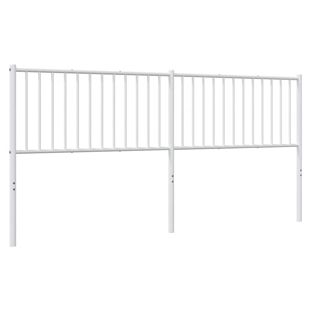 Cabeceira de cama 193 cm metal branco