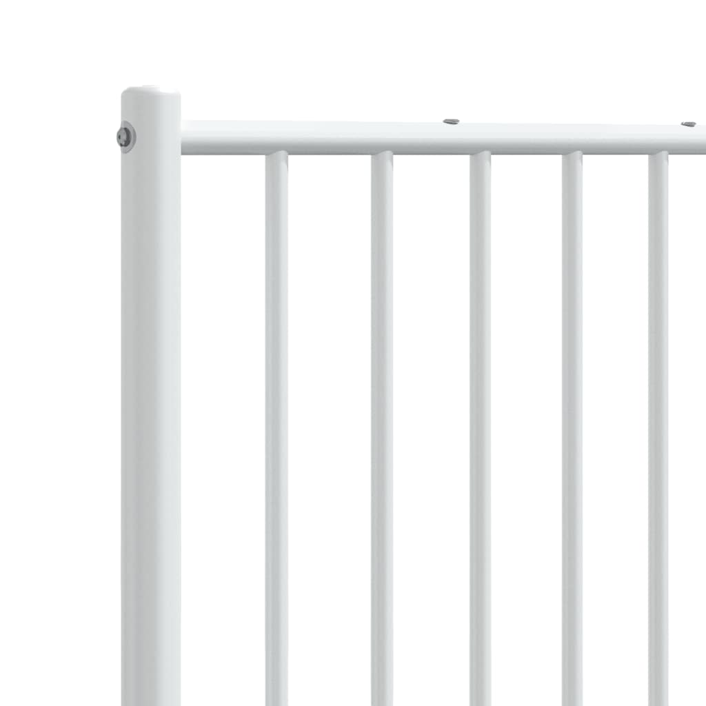 Cabeceira de cama 193 cm metal branco