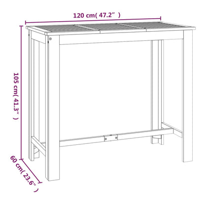 Conjunto de jantar p/ jardim 5 pcs madeira de acácia maciça