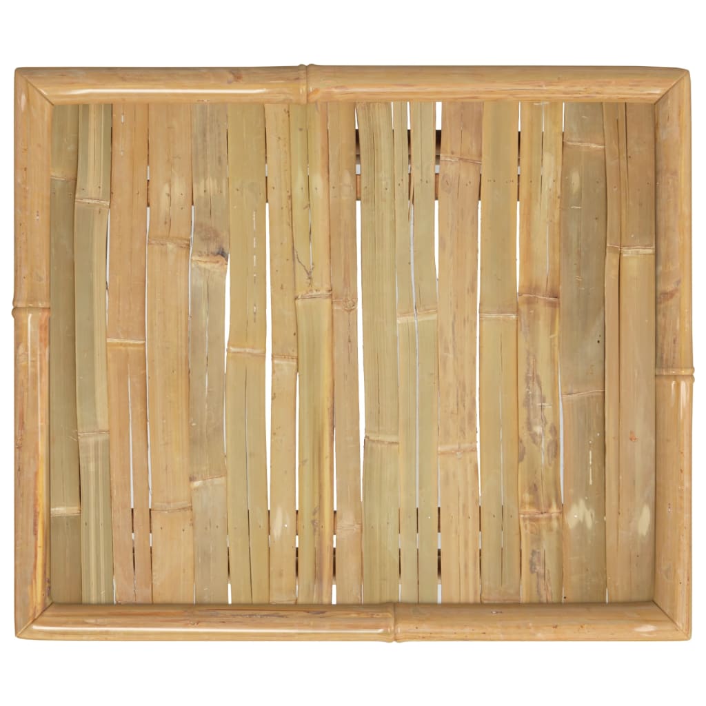 Mesa de jardim 65x55x30 cm bambu