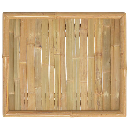 Mesa de jardim 65x55x30 cm bambu