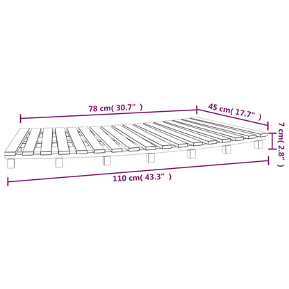 Degrau para spa 2 pcs madeira de acácia maciça