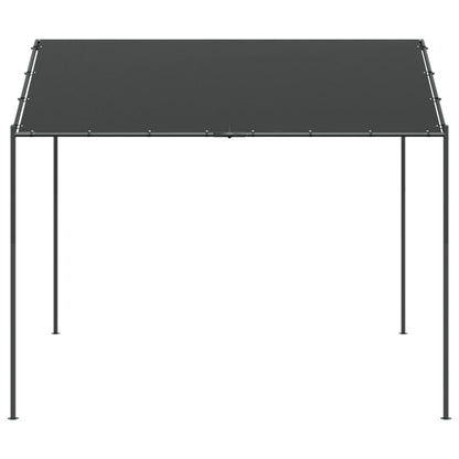 Tenda com toldo 3x3 m aço e tecido antracite