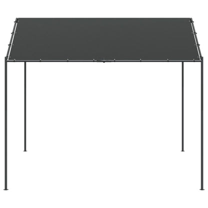 Tenda com toldo 4x3 m aço e tecido antracite