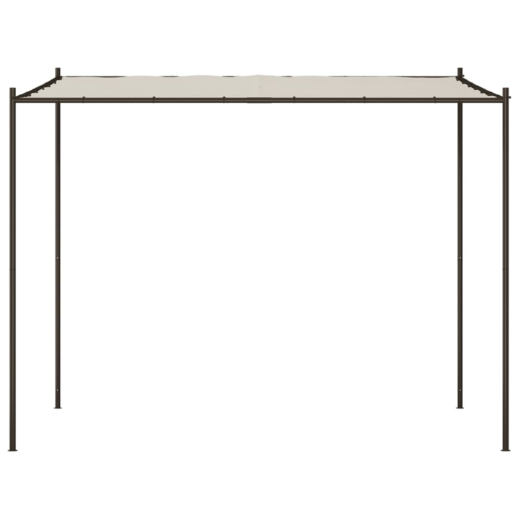 Gazebo 3x3 m 180 g/m² tecido e aço branco