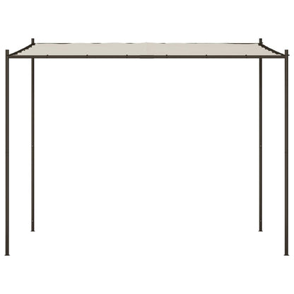 Gazebo 3x3 m 180 g/m² tecido e aço branco