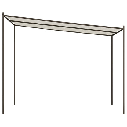 Gazebo 3x3 m 180 g/m² tecido e aço branco