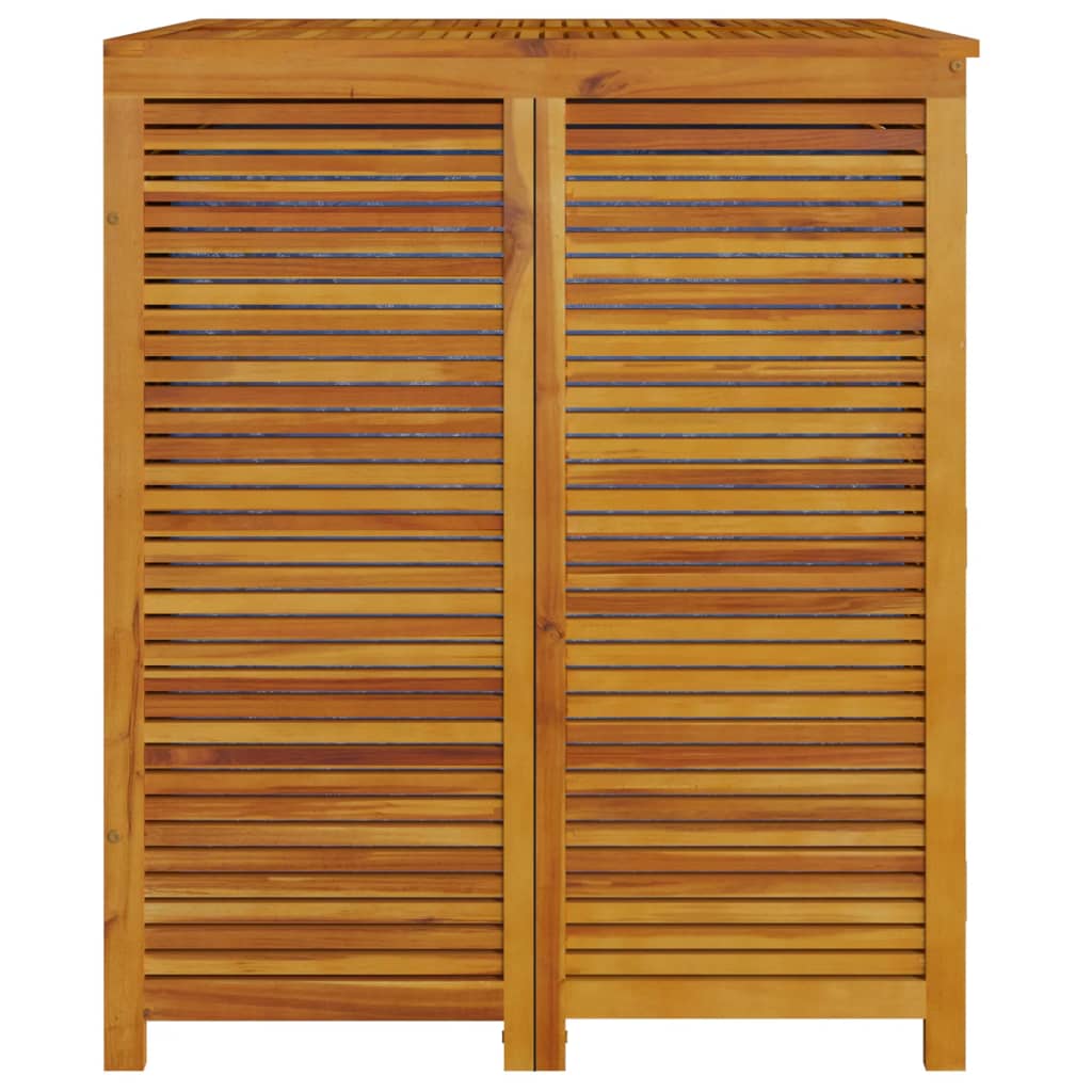 Caixa de arrumação para jardim 70x87x104 cm acácia maciça