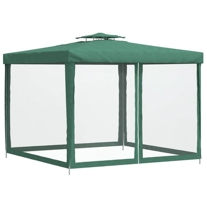 Tenda 3x3 de Eventos com Telhado Duplo - Verde