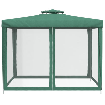 Tenda 3x3 de Eventos com Telhado Duplo - Verde