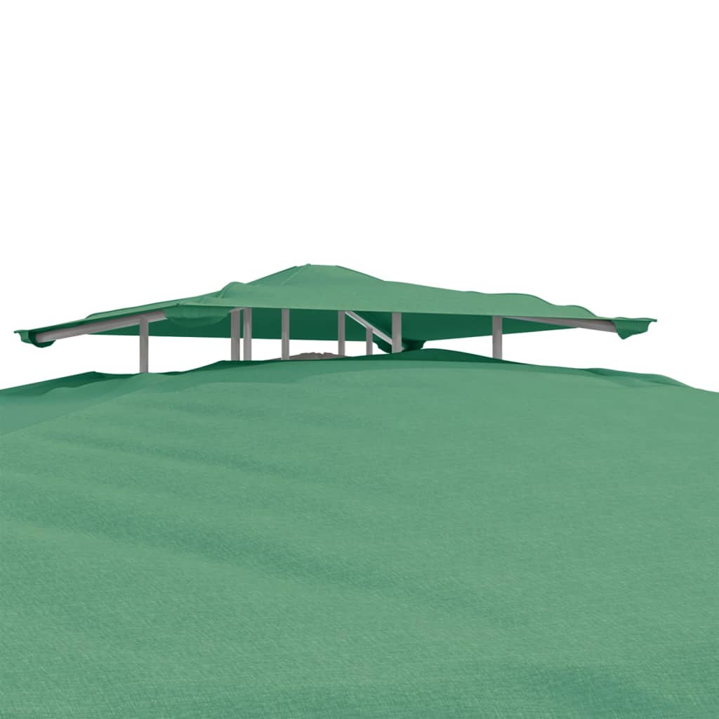 Tenda 3x3 de Eventos com Telhado Duplo - Verde